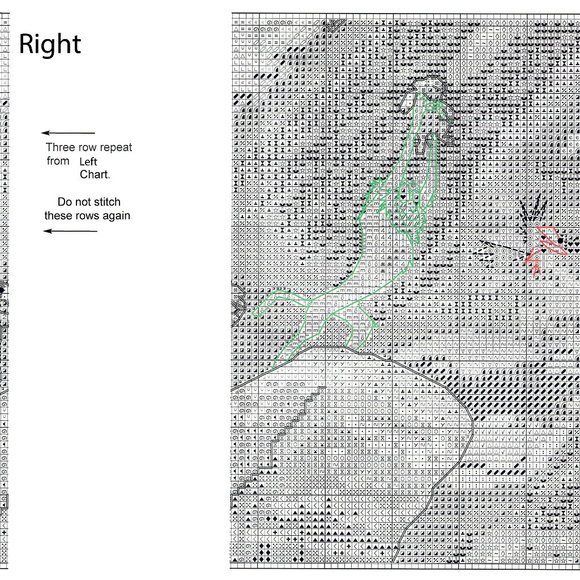 Disney Kinkade Lion King Cross Stitch Pattern 5x7 - Picture 2 of 2